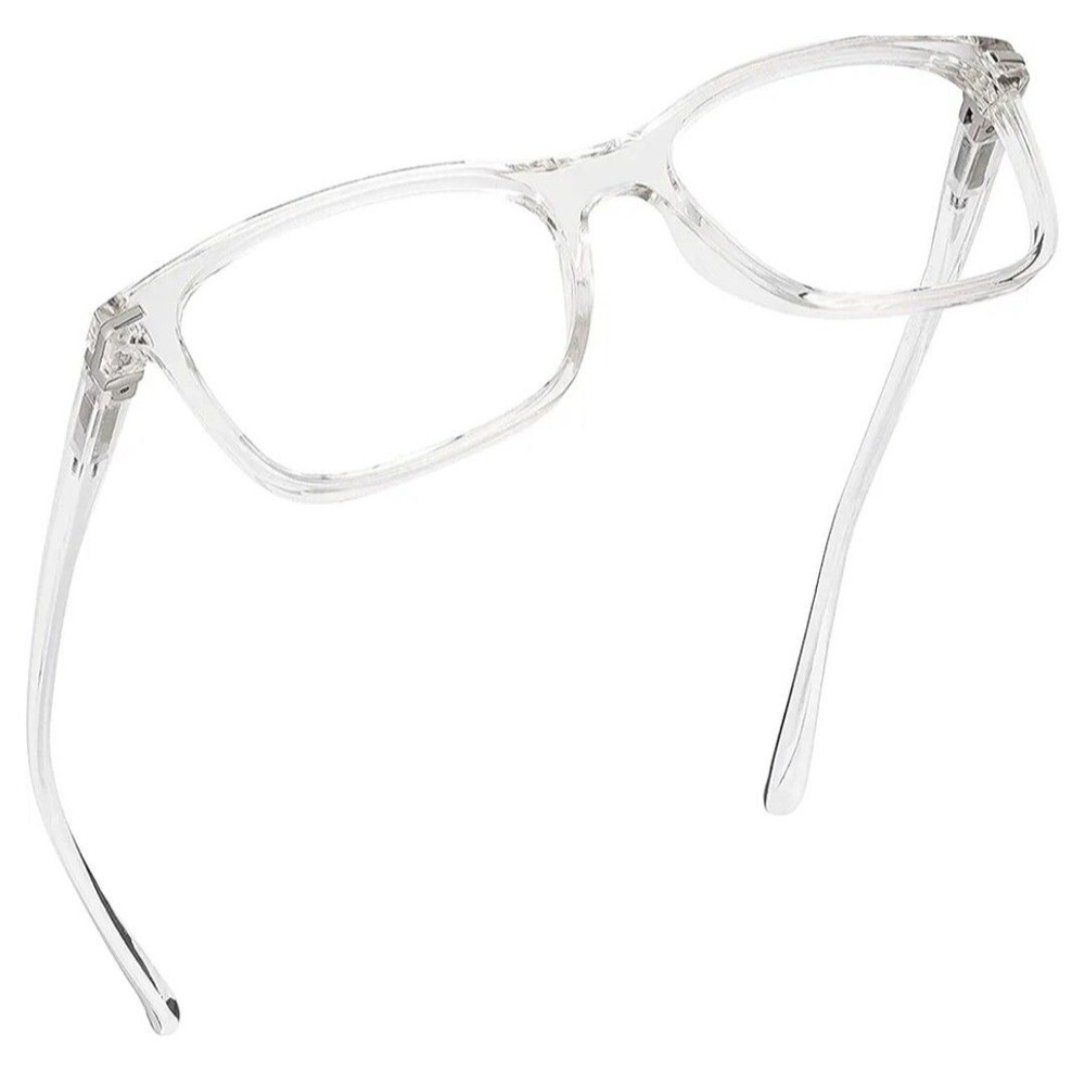 Readerest Blue Light Blocking Reading Glasses (Clear, Zero Magnification) New